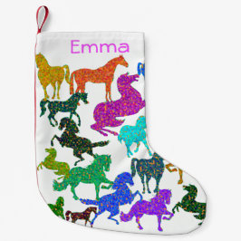 虹の馬 – "馬に関するDotty!" スモールクリスマスストッキング