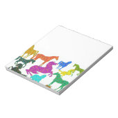 虹の馬 – "馬に関するDotty!" ノートパッド (回転)