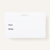 虹の馬 – "馬に関するDotty!" バッジ (裏面)