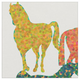 虹の馬 – "馬に関するDotty!" ファブリック