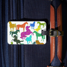 虹の馬 – "馬に関するDotty!" ラゲッジタグ