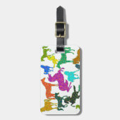 虹の馬 – "馬に関するDotty!" ラゲッジタグ (正面縦)