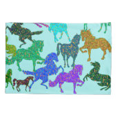 虹の馬 – "馬に関するDotty!" 枕ケース 枕カバー (裏面)