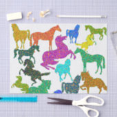 虹の馬 – "馬に関するDotty!" 薄葉紙 (クラフト)