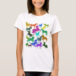 虹の馬 – "馬に関するDotty!" Tシャツ