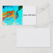 虹の髪の人魚の名刺 名刺 (正面/裏面)