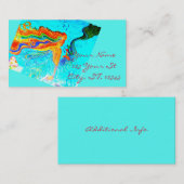 虹の髪の人魚の名刺 名刺 (正面/裏面)