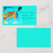 虹の髪の人魚の青 名刺 (正面/裏面)