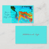 虹の髪の人魚サンダー_コーブ 名刺 (正面/裏面)