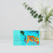 虹の髪の人魚サンダー_コーブ 名刺 (スタンド正面)