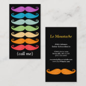 虹の髭の垂直名刺 名刺 (正面/裏面)