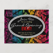 虹の魅力的でカスタムなヘアーサロンのイベントの郵便はがき インビテーションポストカード (正面)