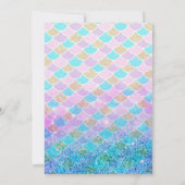 虹の魚パーティー招待状 招待状 (裏面)