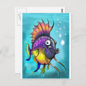 虹の魚 ポストカード (正面/裏面)