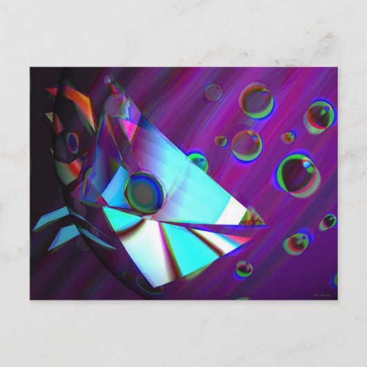 虹の魚 ポストカード (正面)