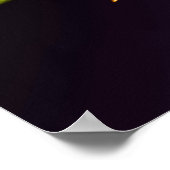 虹の鳥フラクタル ポスター (角)