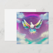 虹の鳩 招待状 (正面/裏面)