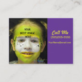 虹の黄色 名刺 (裏面)