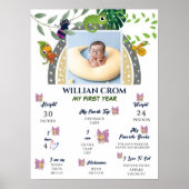 虹の1年記念ポスターの上のジャングル ポスター (正面)