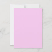 虹の6歳誕生日招待状 パステルキュート 招待状 (裏面)