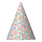 虹の7歳の誕生日 | 6歳だったのに今は7歳 | 子供 パーティーハット (裏面)