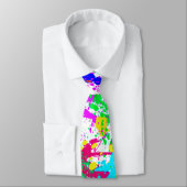 虹の（ばちゃばちゃ）跳ねる ネクタイ (タイ)