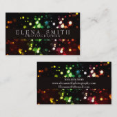 虹の《写真》ぼけ味のカメラマン 名刺 (正面/裏面)