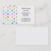 虹の（紋章の）フラ・ダ・リパターン 名刺 (正面/裏面)