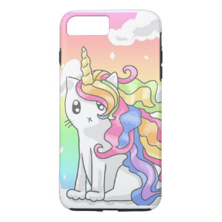 虹のCaticornのiPhone 7の場合 iPhone 8 Plus/7 Plusケース