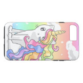 虹のCaticornのiPhone 7の場合 Case-Mate iPhoneケース (裏面(横))