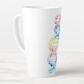 虹のDNA カフェラテマグ (左アングル)