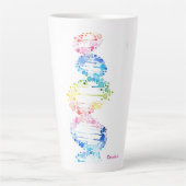 虹のDNA カフェラテマグ (正面)