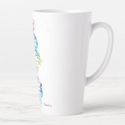 虹のDNA カフェラテマグ (右)