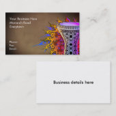 虹のDoumbekの名刺 名刺 (正面/裏面)