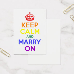 虹のKeep Calmして結婚しよう
