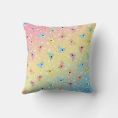 虹のNarwhal脂肪質のパターン クッション (裏面)