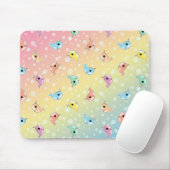 虹のNarwhal脂肪質のパターン マウスパッド (マウス)