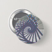 虹のSpiralismボタン 缶バッジ (正面&裏面)