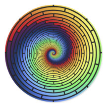 虹のSquiralのステッカーローイG BIV