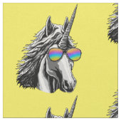 虹のsunglassとのクールなユニコーン ファブリック (クローズアップ)