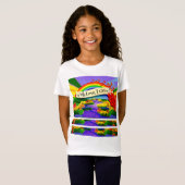虹のTシャツの上で Tシャツ (正面フル)