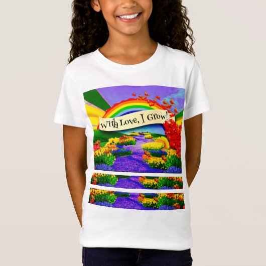 虹のTシャツの上で Tシャツ (正面)
