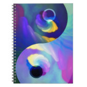 虹のTaijituの陰陽 ノートブック (正面)