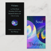 虹のTaijituの陰陽 名刺 (正面/裏面)