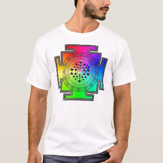 虹のyantra tシャツ