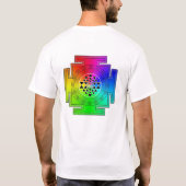 虹のyantra tシャツ (裏面)