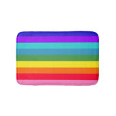 虹はっきりしたのストライプバスマット バスマット (正面)