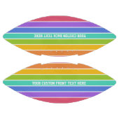 虹はカスタムなフットボールを着色します アメリカンフットボール (パネル)