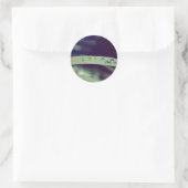 虹はステッカーを落とします ラウンドシール (バッグ)