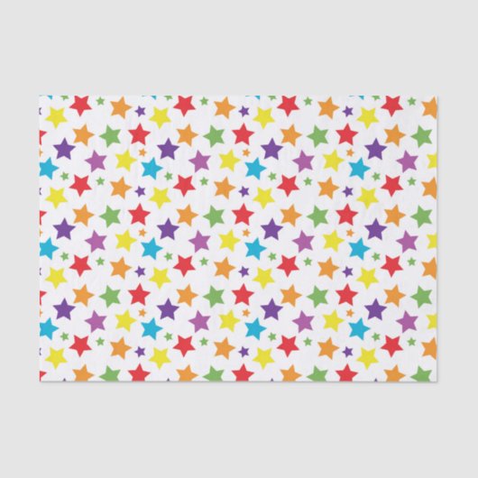 虹はティッシュペーパーを主演します 薄葉紙 (正面)